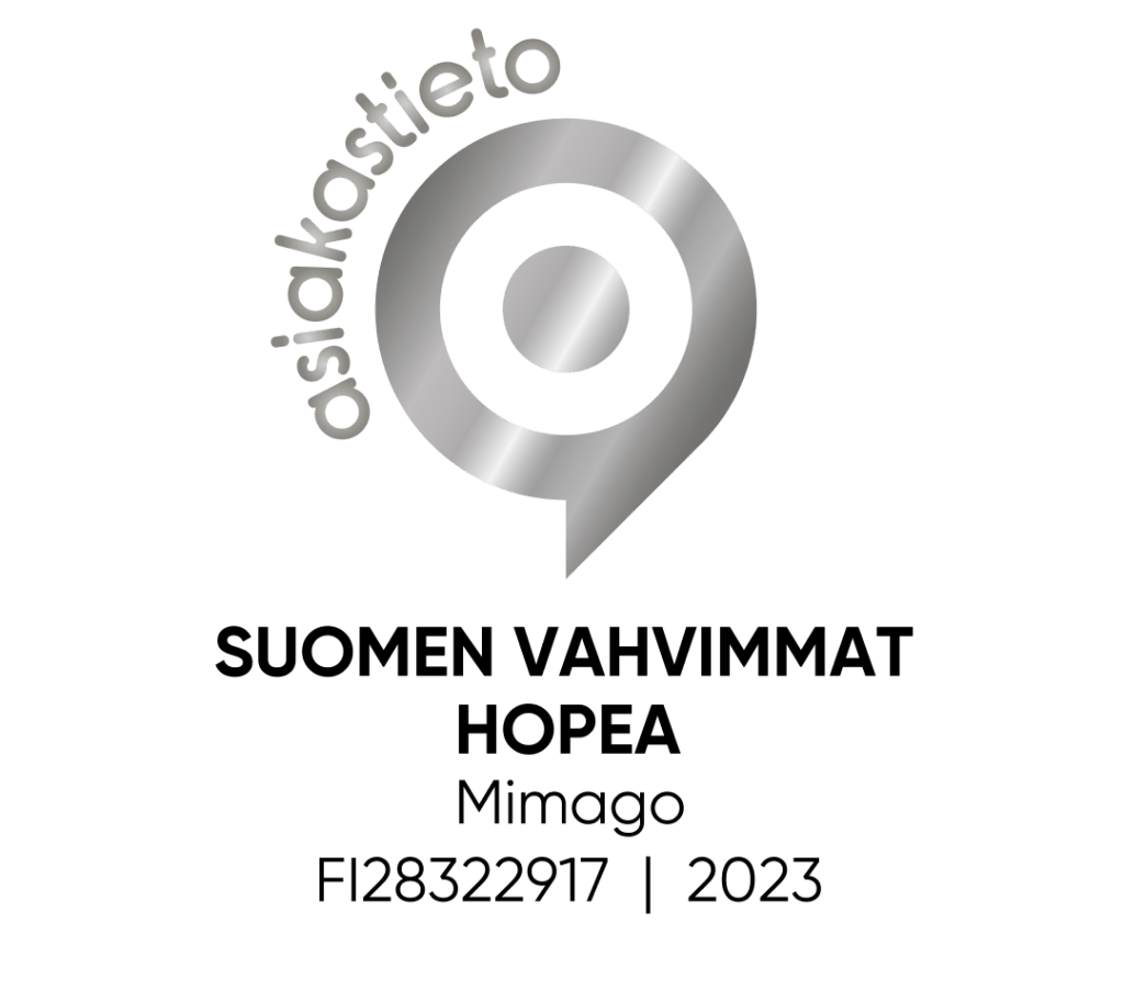 Suomen vahvimmat logo 2023, Mimago, hopea taso.